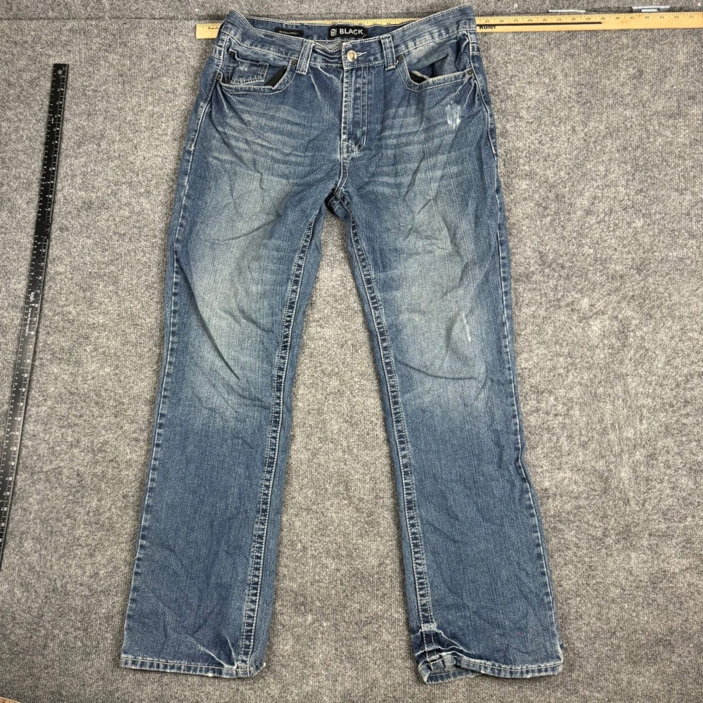 BKE Jeans Mens Size 36 Blue Relaxed Straight Leg Denim Medium Wash Casual Pants